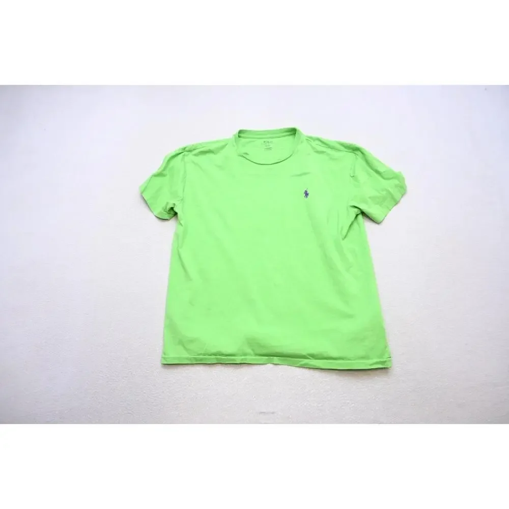 Polo‎ Ralph Lauren Tee Shirt Green Classic Fit Short Sleeve Mens Sz Medium